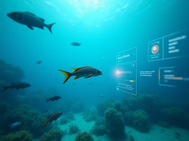 VR су асты турының интерактивті мүмкіндіктерін көрсететін скриншот